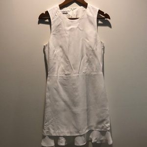 Linen white dress - Mango